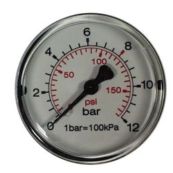 Pressure Gauge 50mm 1/8 Rear